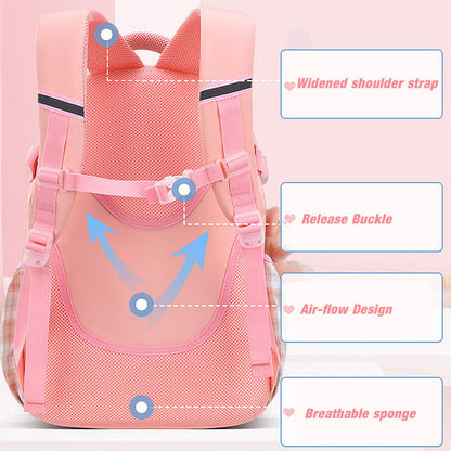 Waterproof Kids School Backpack | Lightweight Book Bag for Girls & Boys